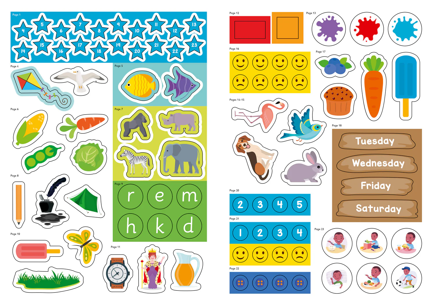 Easy Learning - Starting preschool Sticker Book Ages 3-4 - Image 5