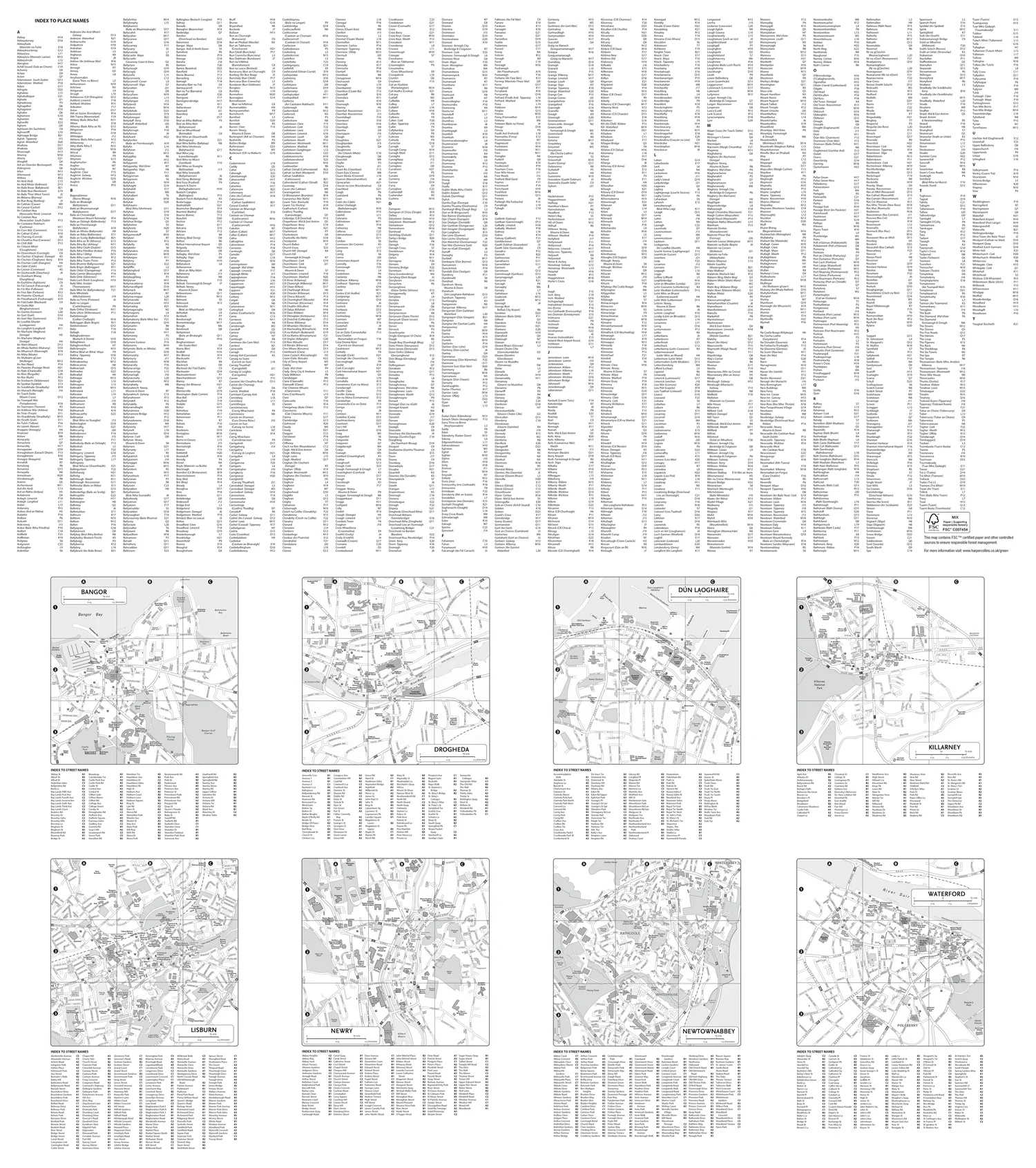 Collins Road Atlas - Collins Road Map of Ireland 2027 (Folded map): Clear, easy-to-read mapping - Image 3