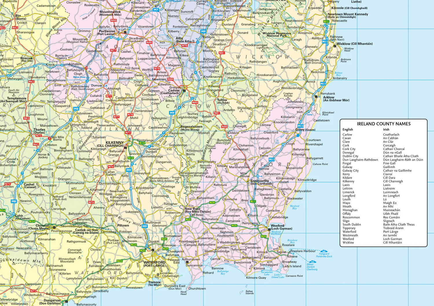 Collins Road Atlas - Collins Road Map of Ireland 2027 (Folded map): Clear, easy-to-read mapping - Image 4