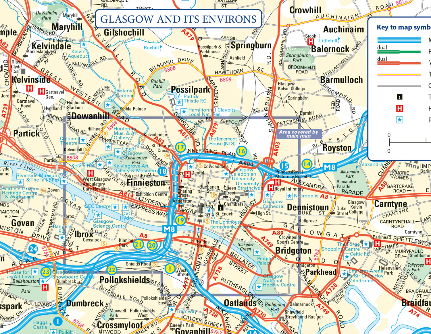 Glasgow Pocket Map: The perfect way to explore Glasgow (Third edition) - Image 4