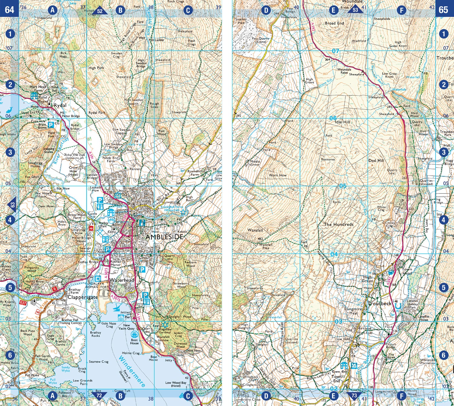 A -Z Adventure Series - Lake District Adventure Atlas: with Ordnance Survey Mapping (Second edition) - Image 4