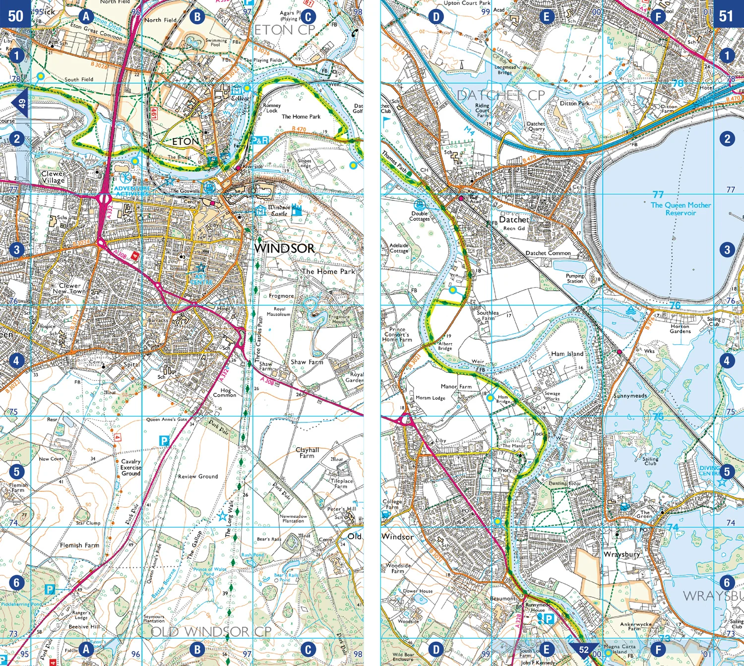 A -Z Adventure Series - Thames Path: with Ordnance Survey mapping (Fourth edition) - Image 3