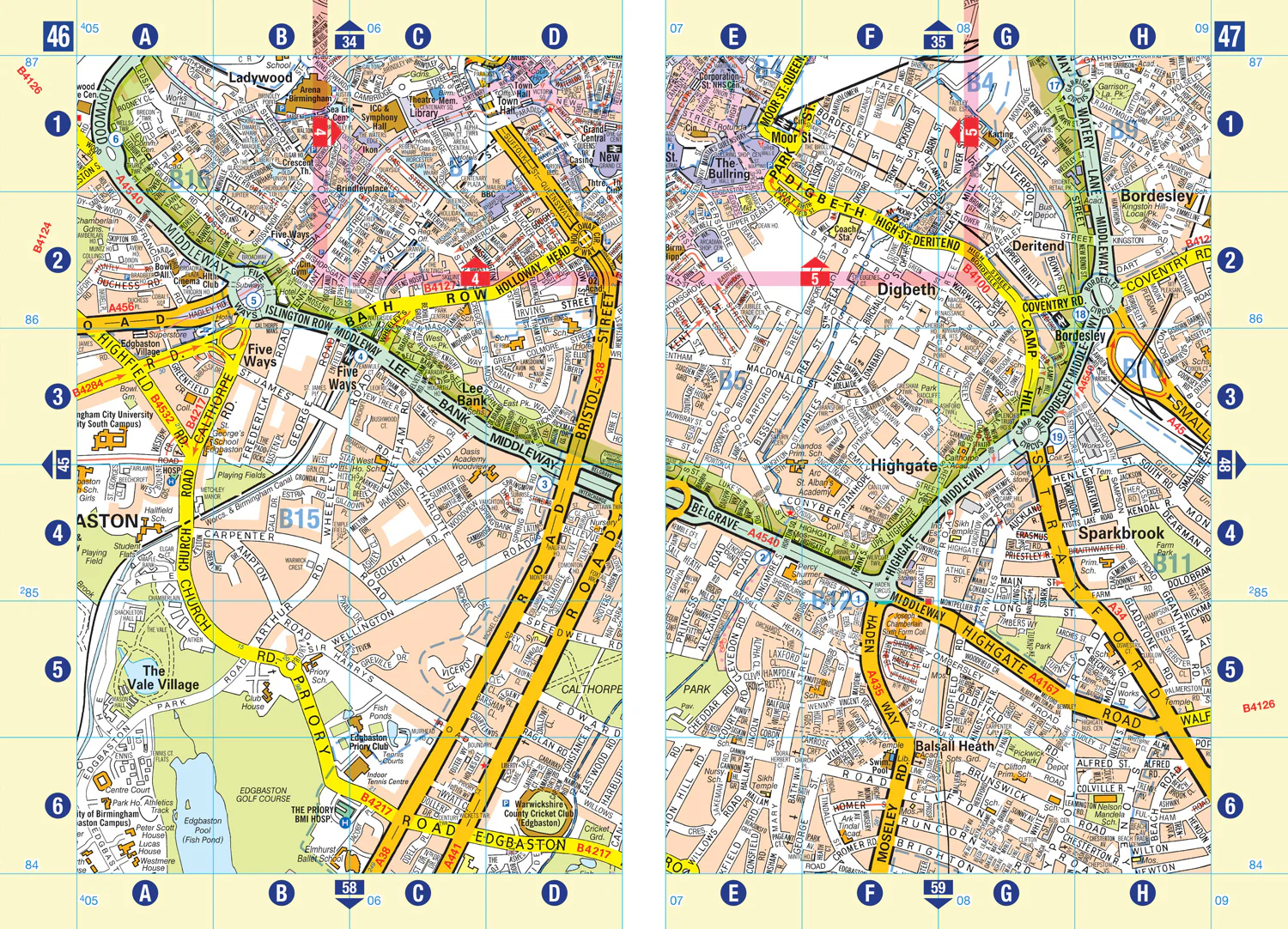 Birmingham A-Z Street Atlas: Accurate street map for easy navigation (A5) (Ninth edition) - Image 3