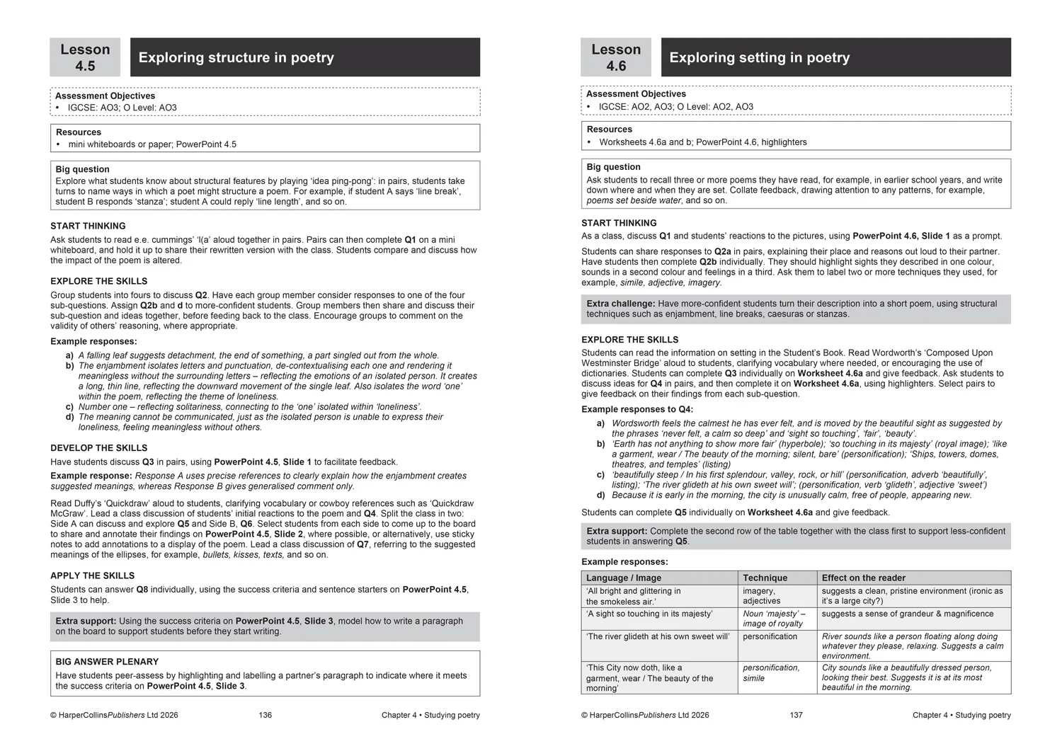 Collins Cambridge IGCSE™ - Cambridge IGCSE™ Literature in English Teacher’s Guide: (Second edition) - Image 4