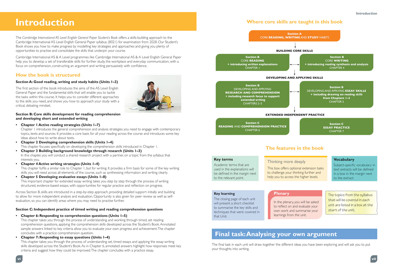 Collins Cambridge International AS & A Level - Cambridge International AS Level English General Paper Student's Book - Image 2