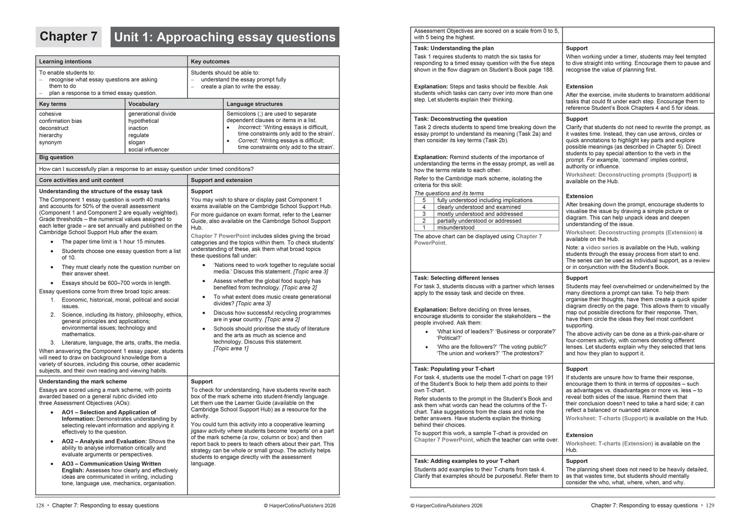 Collins Cambridge International AS & A Level - Cambridge International AS Level English General Paper Teacher’s Guide - Image 6