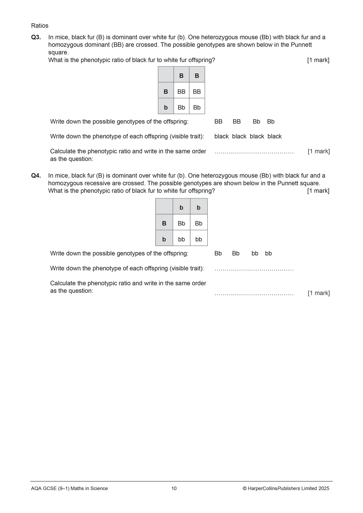AQA GCSE Science 9-1 Maths in Science Practice Pack - Image 3