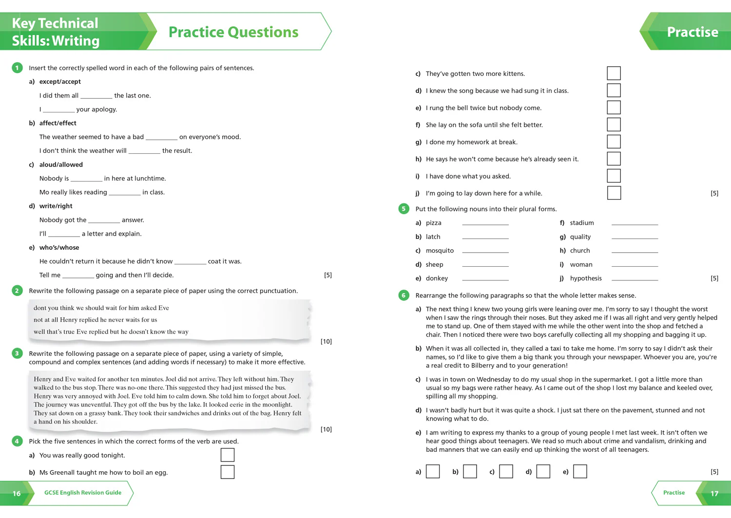 Collins GCSE Grade 9-1 SNAP Revision - AQA GCSE 9-1 English Language Writing (Papers 1 & 2) Revision Guide: Ideal for the 2026 and 2027 exams (Second edition) - Image 4