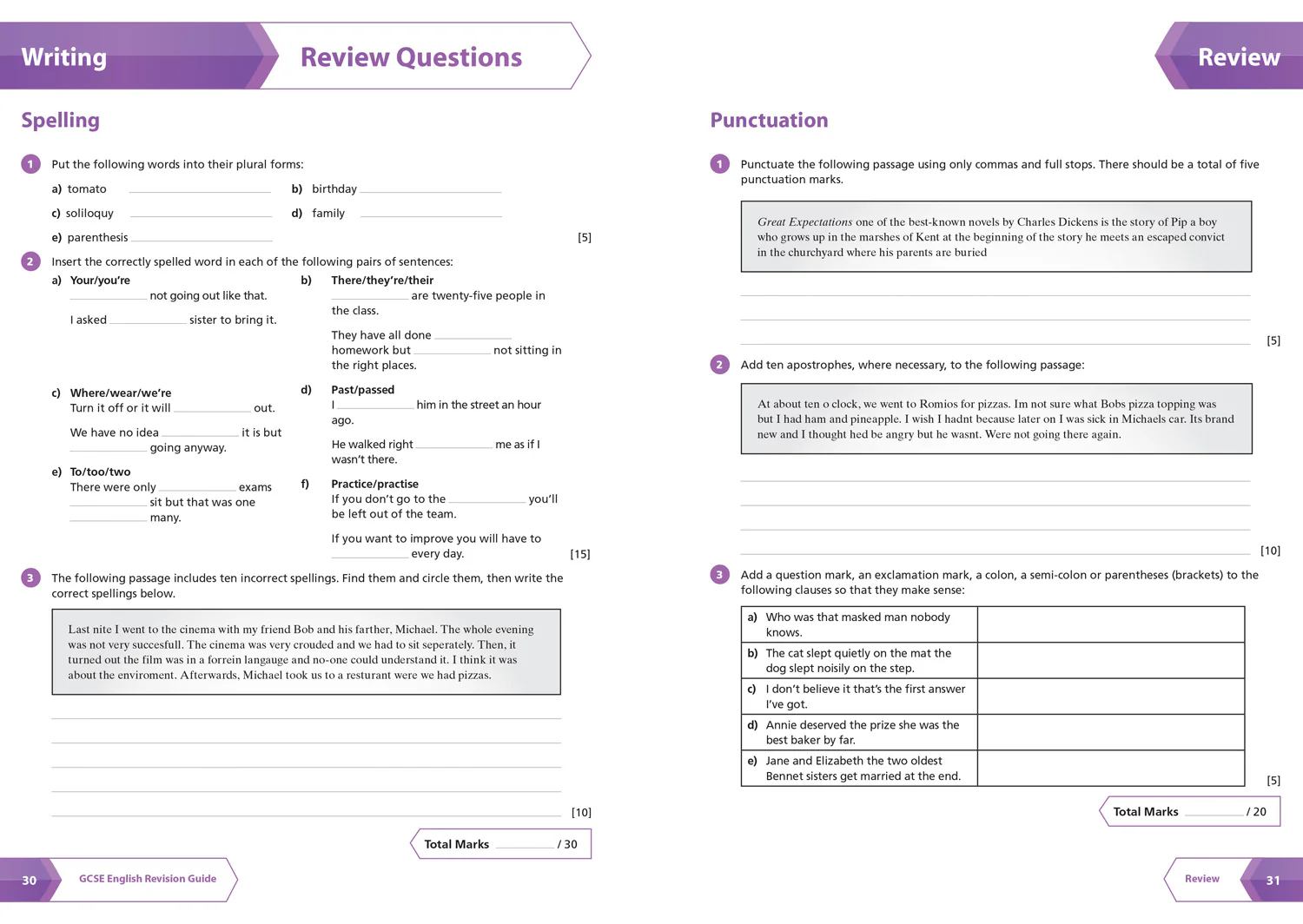 Collins GCSE Grade 9-1 SNAP Revision - AQA GCSE 9-1 English Language Writing (Papers 1 & 2) Revision Guide: Ideal for the 2026 and 2027 exams (Second edition) - Image 6