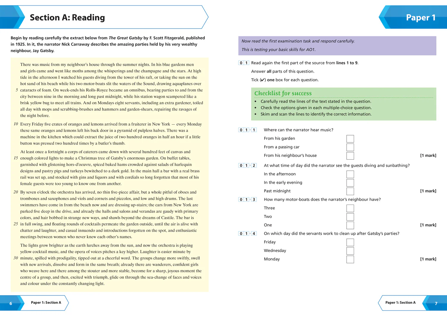 Collins GCSE Grade 9-1 Revision - AQA GCSE 9-1 English Language Exam Practice Workbook (Grade 5): Ideal for the 2026 and 2027 exams (Second edition) - Image 4