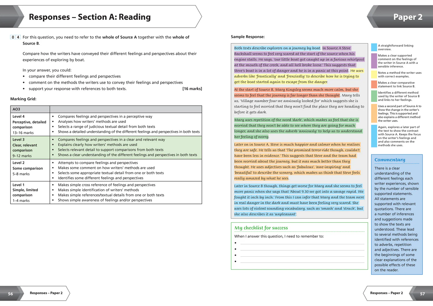 Collins GCSE Grade 9-1 Revision - AQA GCSE 9-1 English Language Exam Practice Workbook (Grade 5): Ideal for the 2026 and 2027 exams (Second edition) - Image 5