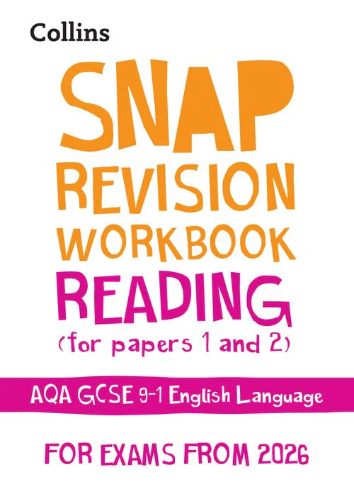 Collins GCSE Grade 9-1 SNAP Revision - AQA GCSE 9-1 English Language Reading (Papers 1 & 2) Workbook: Ideal for the 2026 and 2027 exams (Second edition)