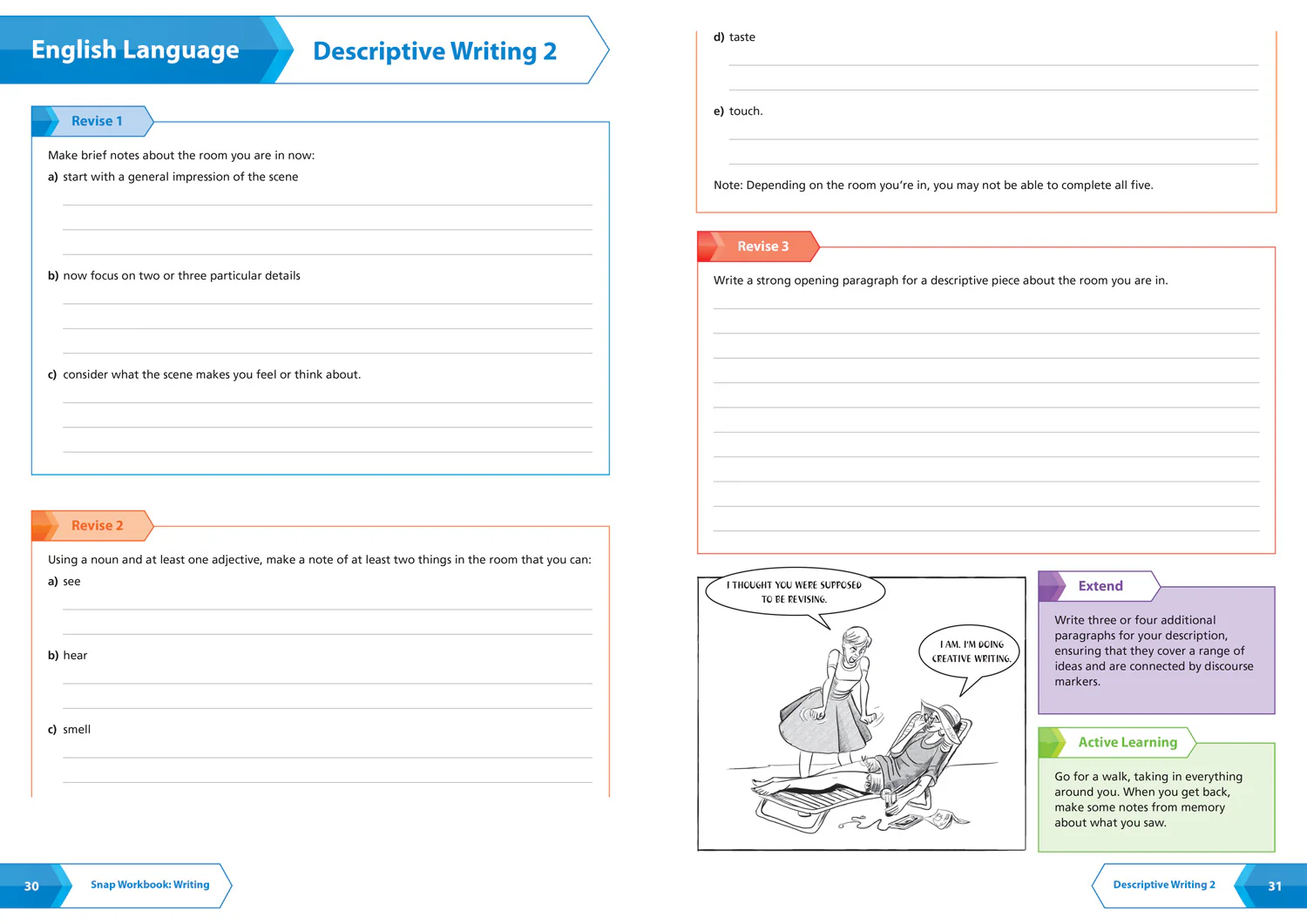 Collins GCSE Grade 9-1 SNAP Revision - AQA GCSE 9-1 English Language Writing (Papers 1 & 2) Workbook: Ideal for the 2026 and 2027 exams (Second edition) - Image 4