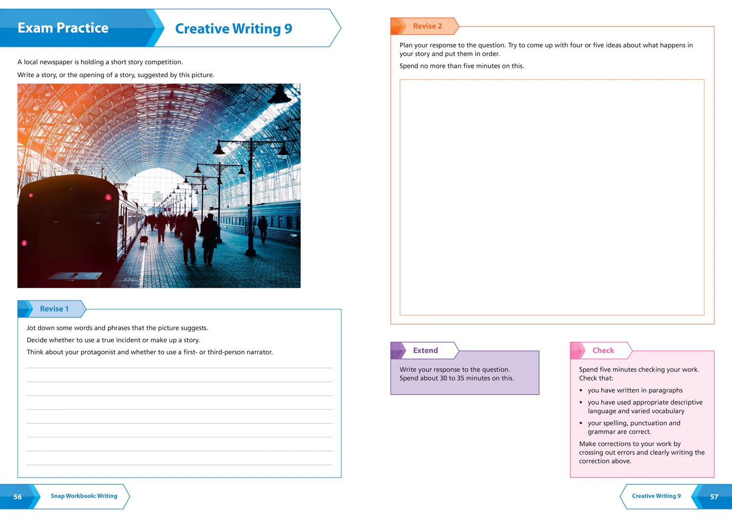 Collins GCSE Grade 9-1 SNAP Revision - AQA GCSE 9-1 English Language Writing (Papers 1 & 2) Workbook: Ideal for the 2026 and 2027 exams (Second edition) - Image 5