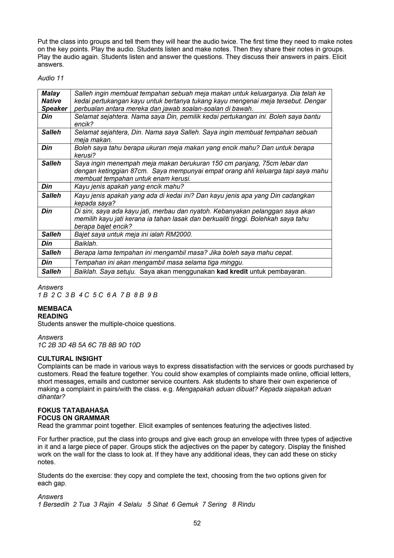 Collins Cambridge IGCSE™ - Cambridge IGCSE™ Malay as a Foreign Language Teacher’s Guide: (Third edition) - Image 4
