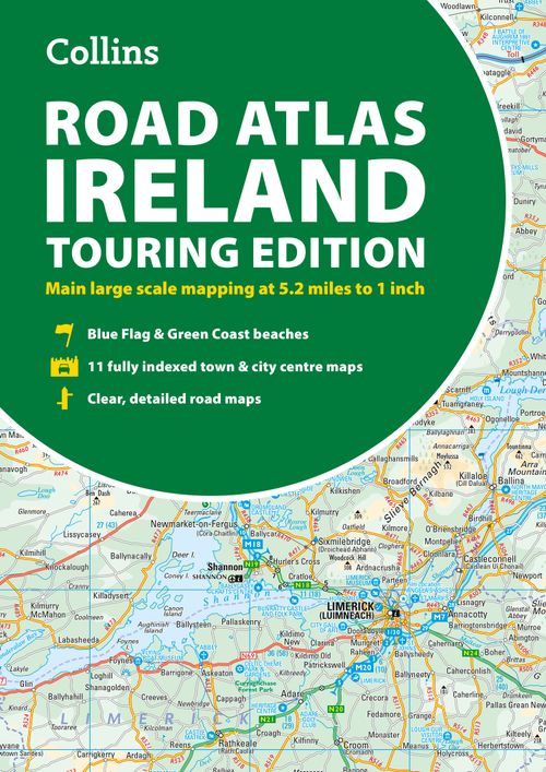 Collins Road Atlas - Road Atlas Ireland: A4 Paperback touring edition