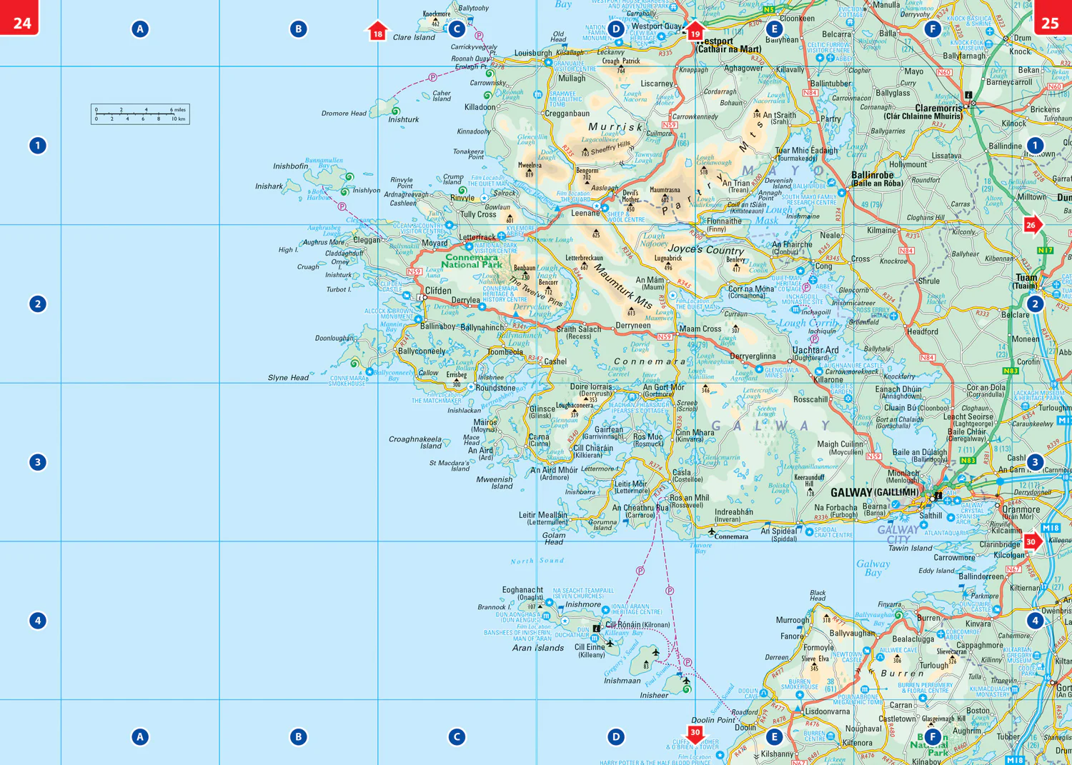 Collins Road Atlas - Road Atlas Ireland: A4 Paperback touring edition - Image 3