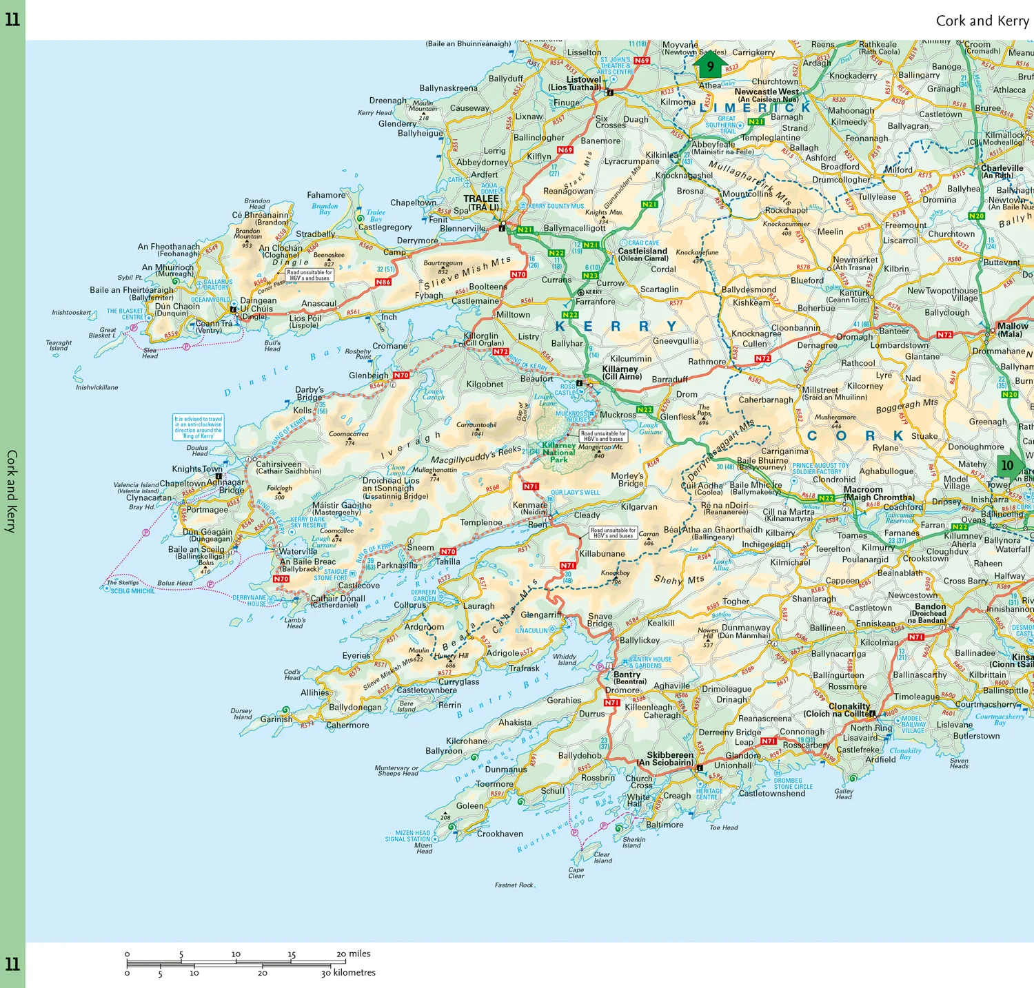 Collins Road Atlas - Map of Ireland Handy: Ideal for route planning - Image 4
