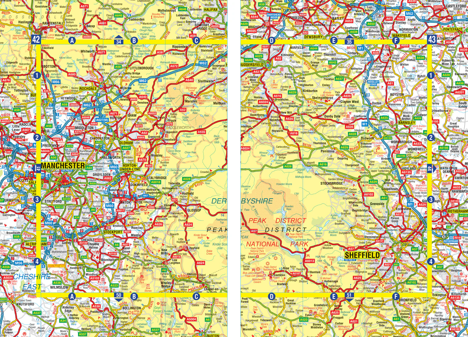 Northern England A-Z Road Atlas: Navigate your way around Northern England with ease using trusted mapping (New Sixth edition) - Image 3