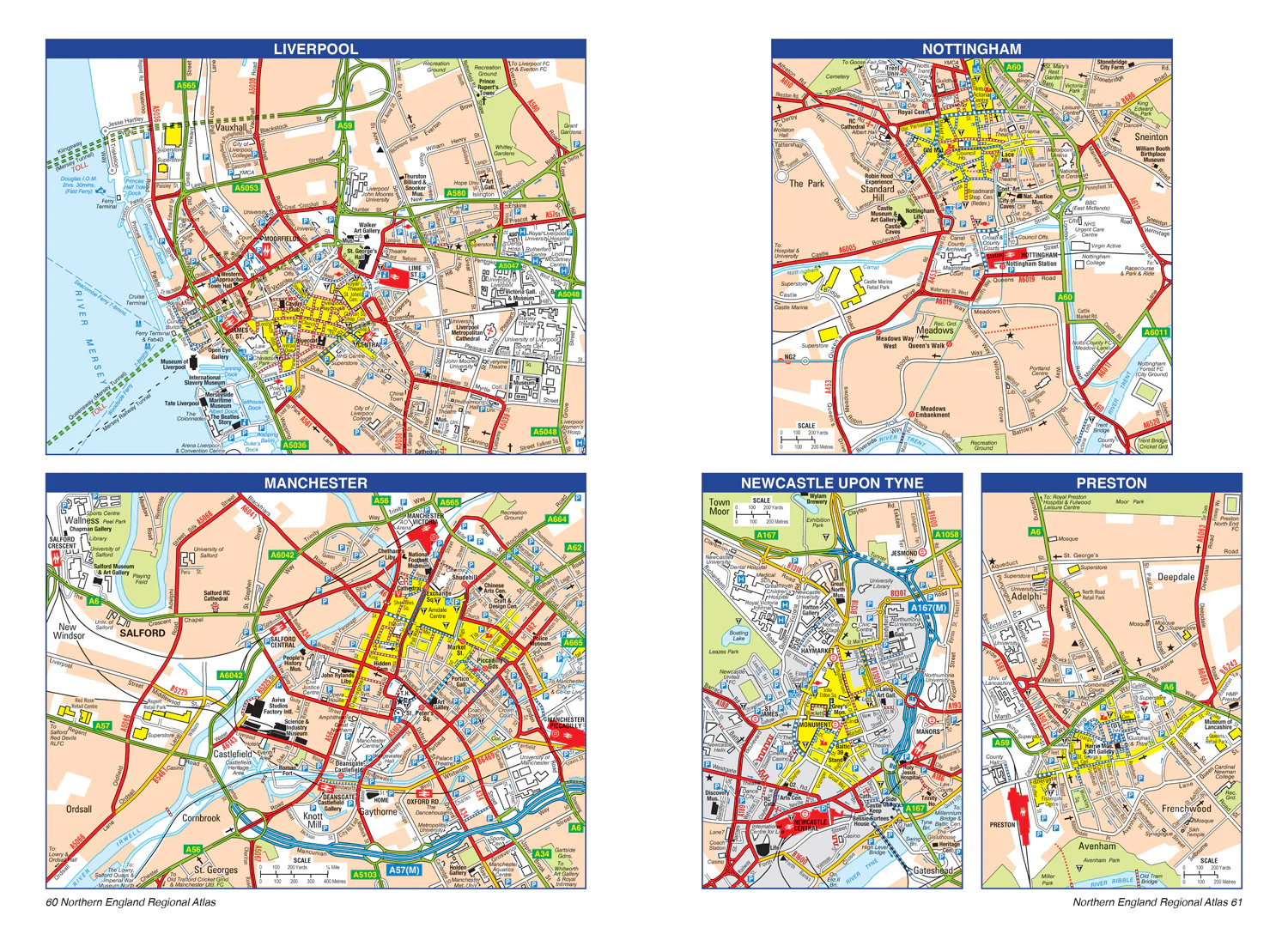 Northern England A-Z Road Atlas: Navigate your way around Northern England with ease using trusted mapping (New Sixth edition) - Image 4