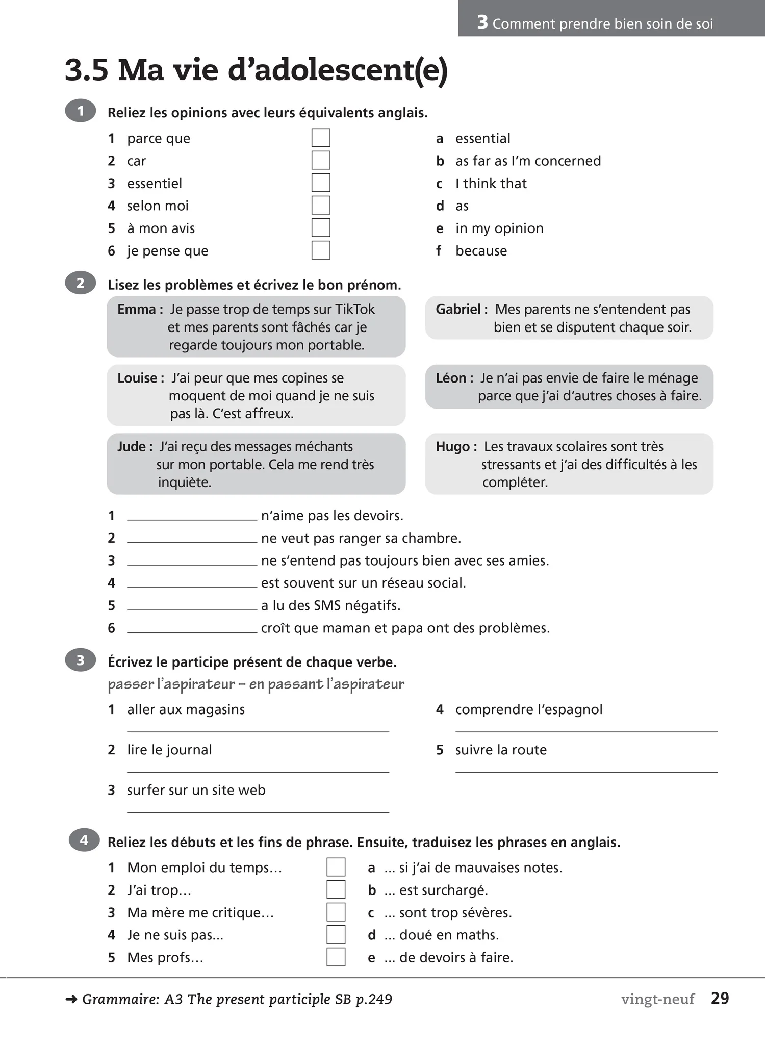 Collins Cambridge IGCSE™ - Cambridge IGCSE™ French Workbook: (Second edition) - Image 3