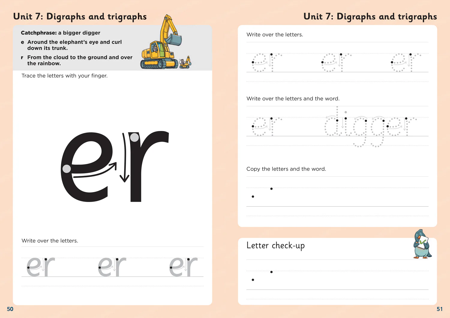 Little Wandle Handwriting - Workbook 4: Digraphs and trigraphs - Image 4