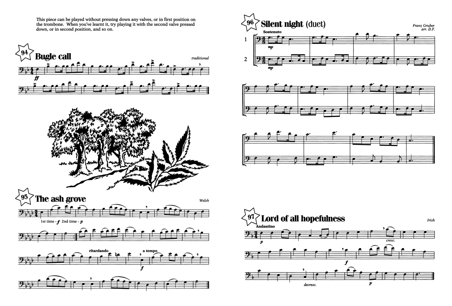 Abracadabra Brass - Abracadabra Tutors: Abracadabra Brass - bass clef: The way to learn through songs and tunes - Image 3