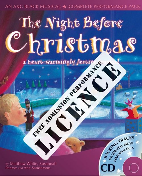 Collins Musicals - The Night Before Christmas Performance Licence (No admission fee): For public performances at which no admission fee is charged