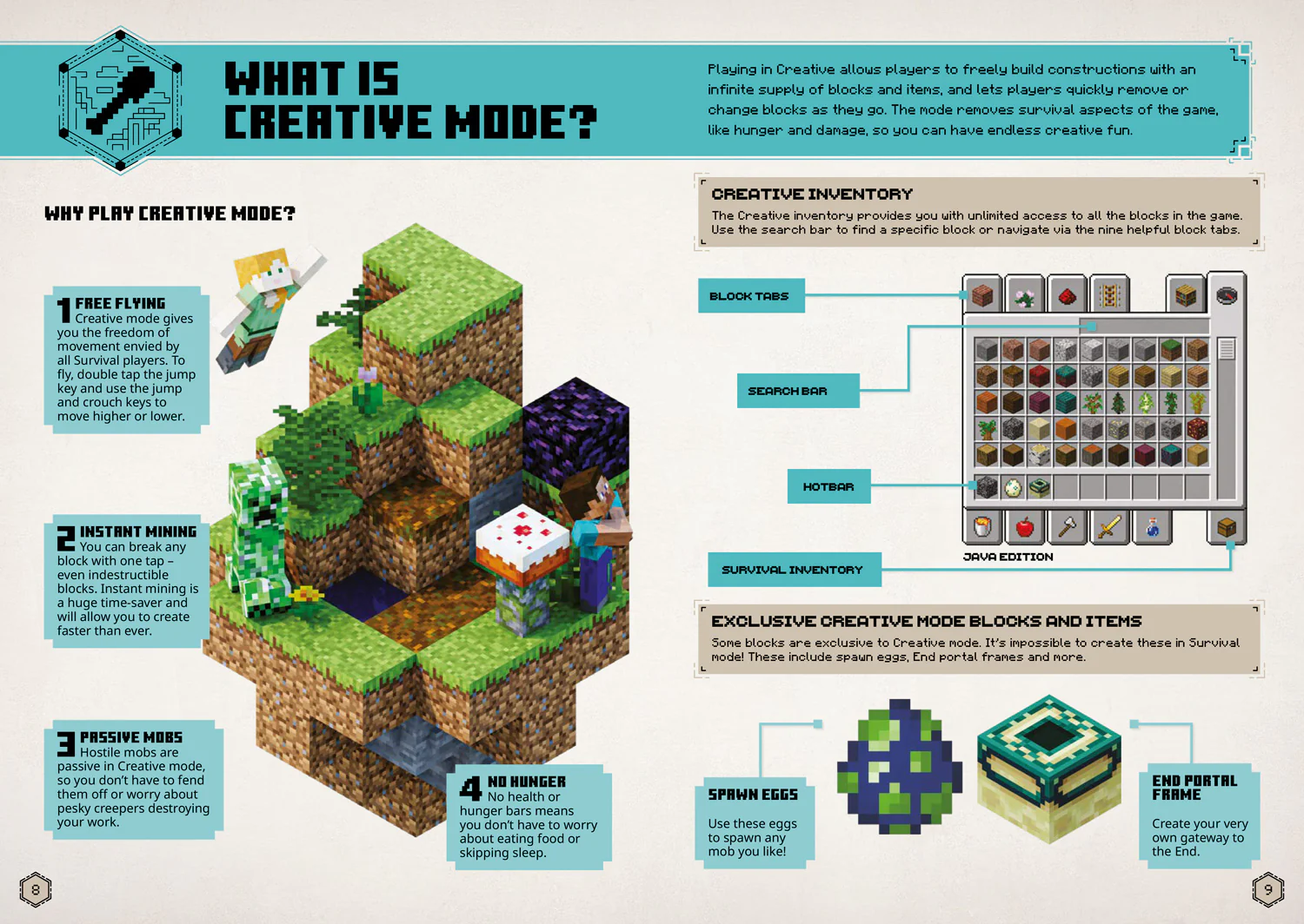 All New Official Minecraft Creative Handbook