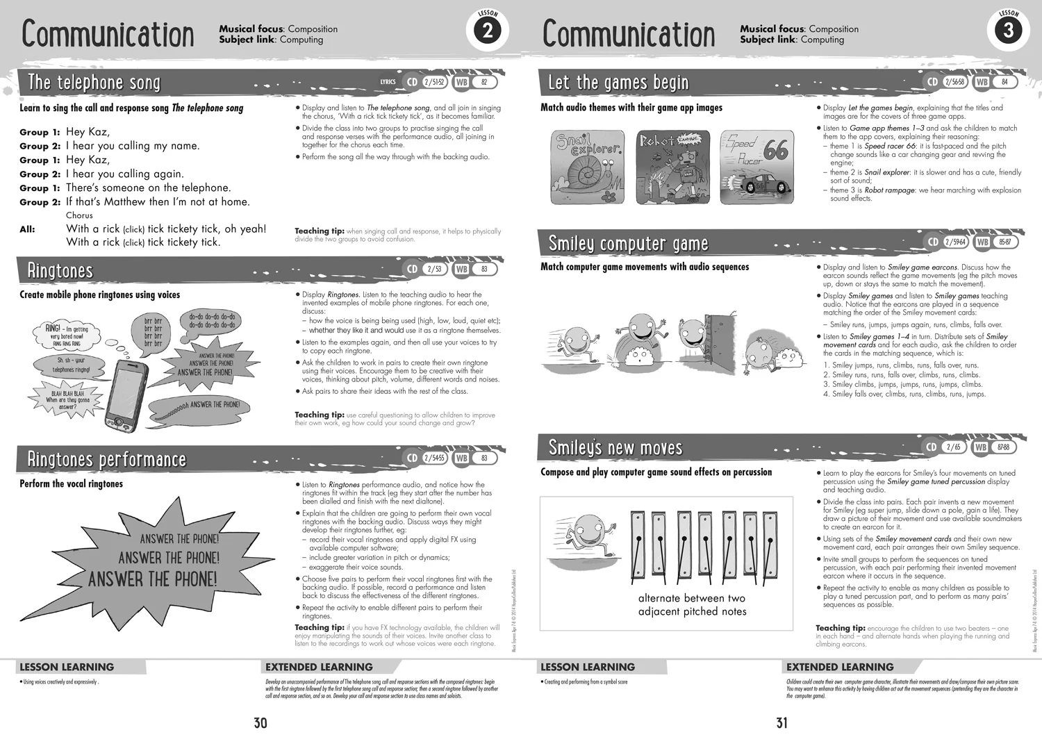 Music Express - Music Express: Age 7-8 (Book + 3CDs + DVD-ROM): Complete music scheme for primary class teachers (New edition) - Image 3