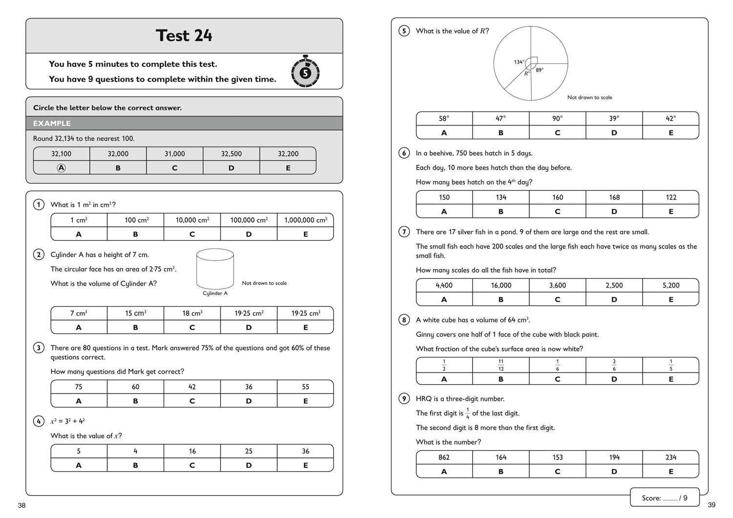 Collins 11+ Practice - 11+ Maths Quick Practice Tests Age 10-11 (Year 6): For the 2026 CEM Tests - Image 4