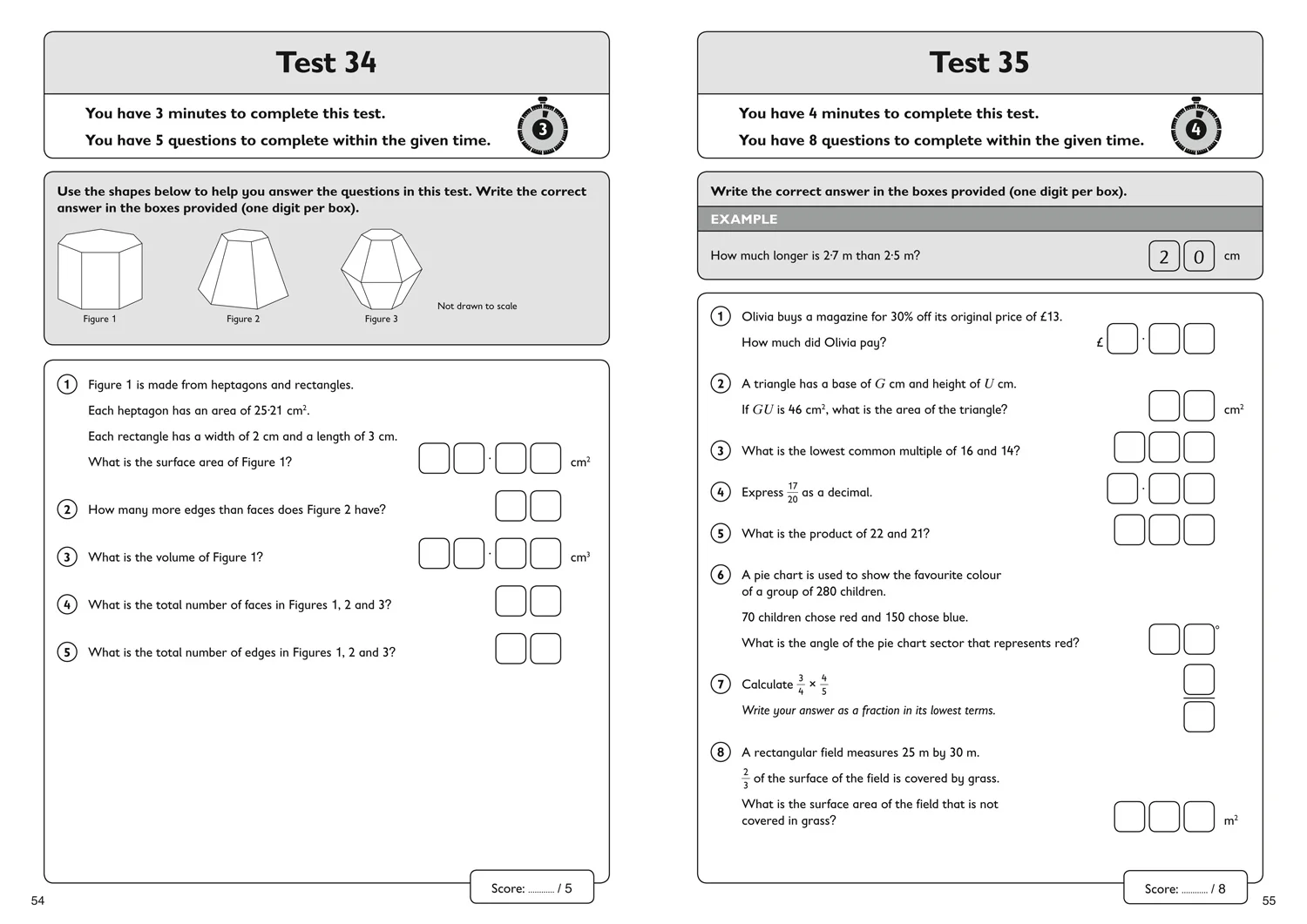 Collins 11+ Practice - 11+ Maths Quick Practice Tests Age 10-11 (Year 6): For the 2026 CEM Tests - Image 5