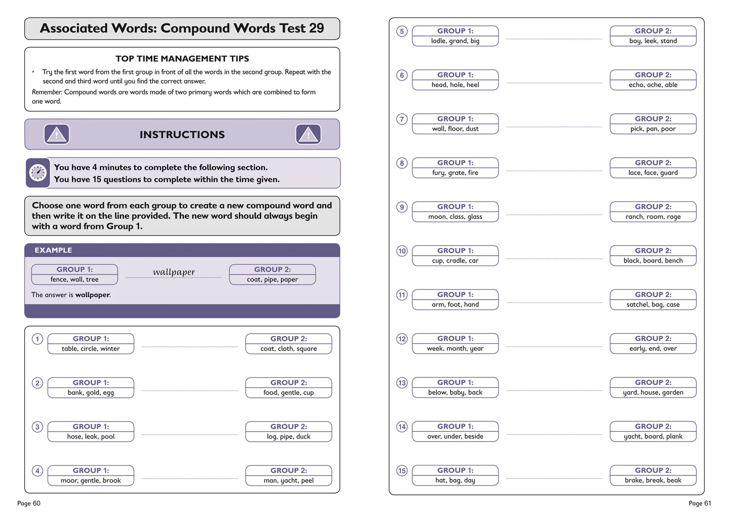 Collins 11+ Practice - 11+ Verbal Reasoning Vocabulary Practice Workbook: For the 2026 CEM Tests - Image 5