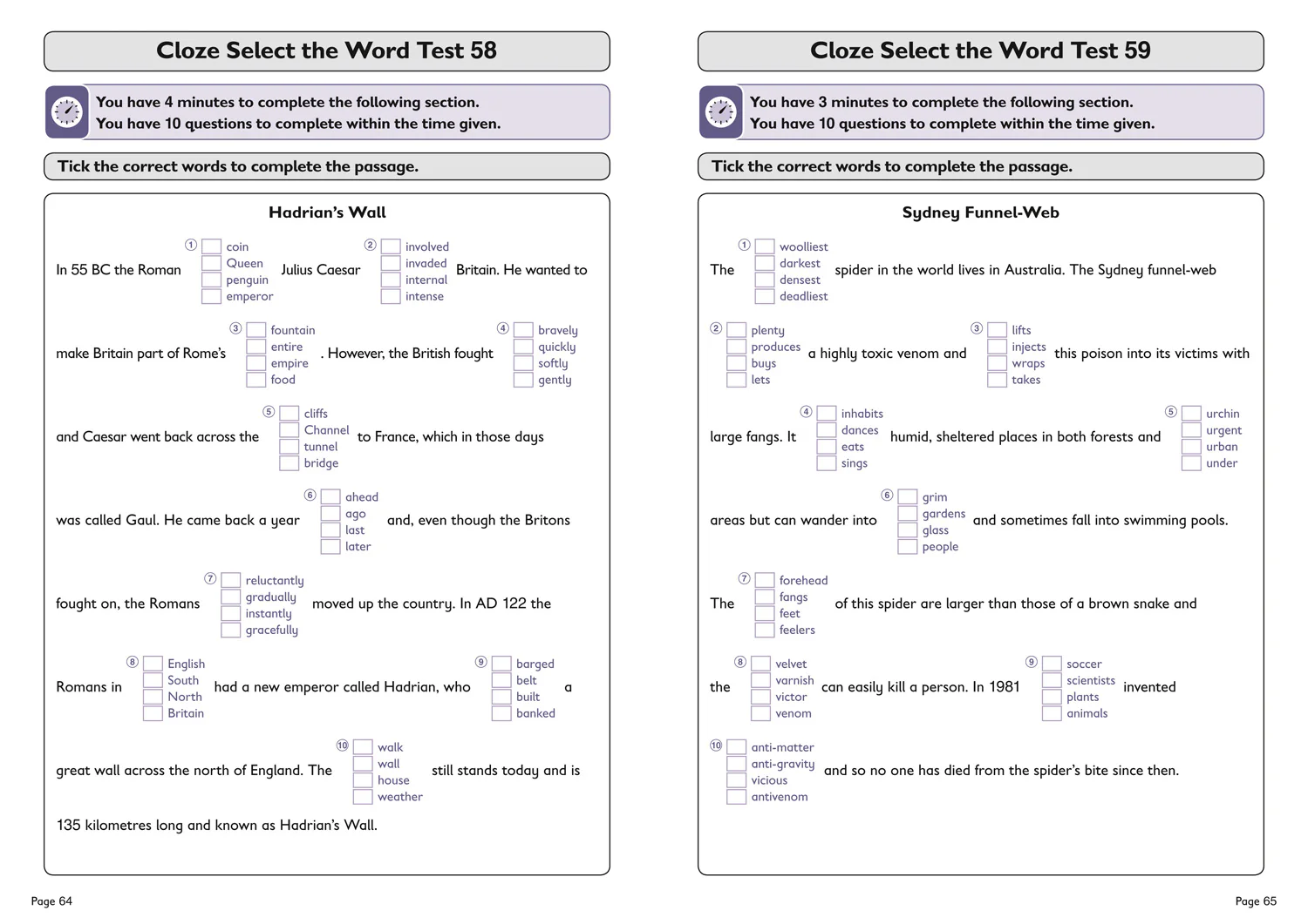 Collins 11+ Practice - 11+ Verbal Reasoning Cloze Practice Workbook: For the 2026 CEM Tests - Image 5