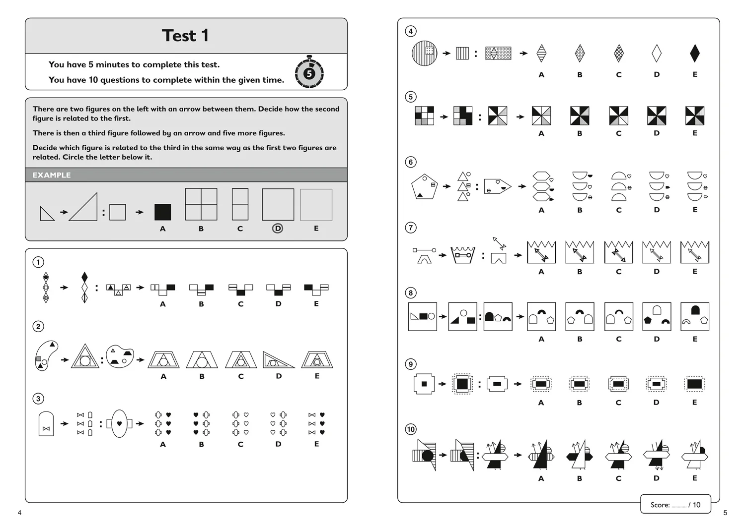 Collins 11+ Practice - 11+ Non-Verbal Reasoning Quick Practice Tests Age 9-10 (Year 5): For the 2026 GL Assessment Tests - Image 3