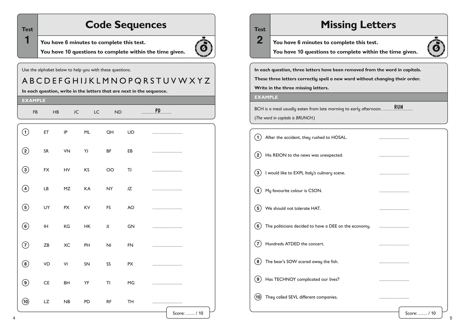 Collins 11+ Practice - 11+ Verbal Reasoning Quick Practice Tests Age 10-11 (Year 6) Set A: For the 2026 GL Assessment Tests - Image 3